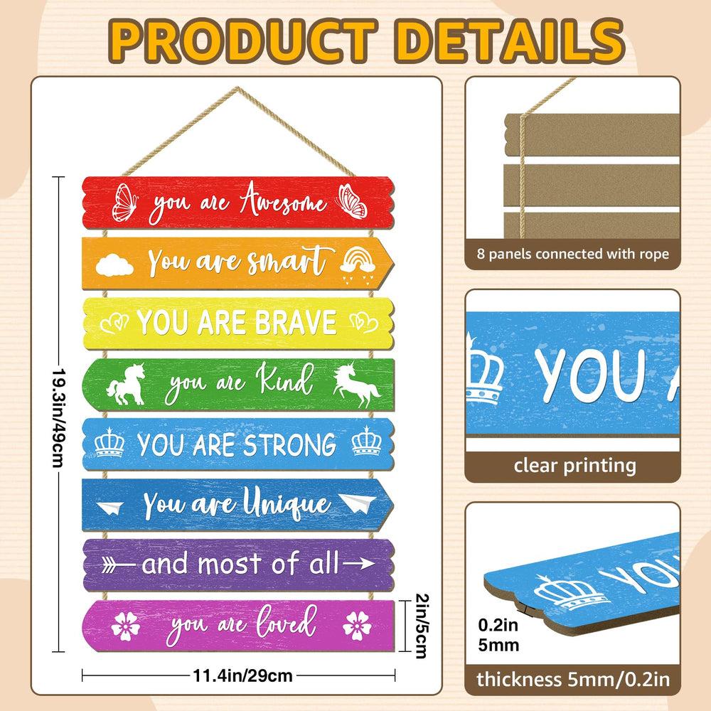 WAKOSAN rainbow-patterns-8-pieces - eight designs spark imagination