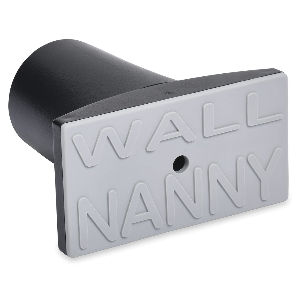 Wall Nanny Extender extended length graphic highlights six-inch reach on gate.