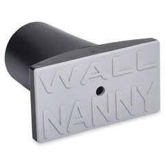 Wall Nanny Extender extended length graphic highlights six-inch reach on gate.