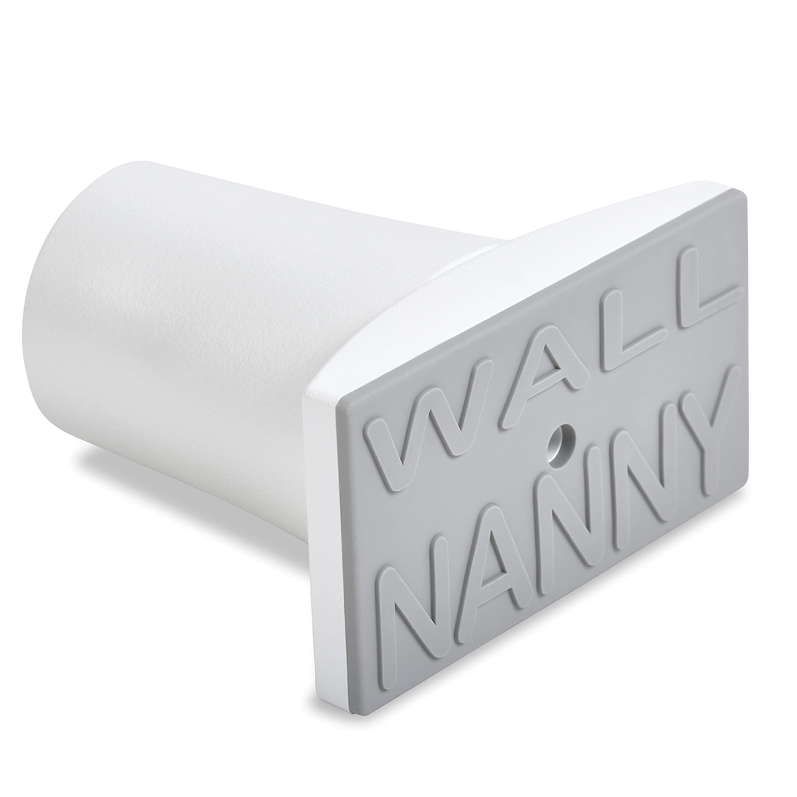 Wall Nanny Extender wall-protection rubber backing reduces wall damage.
