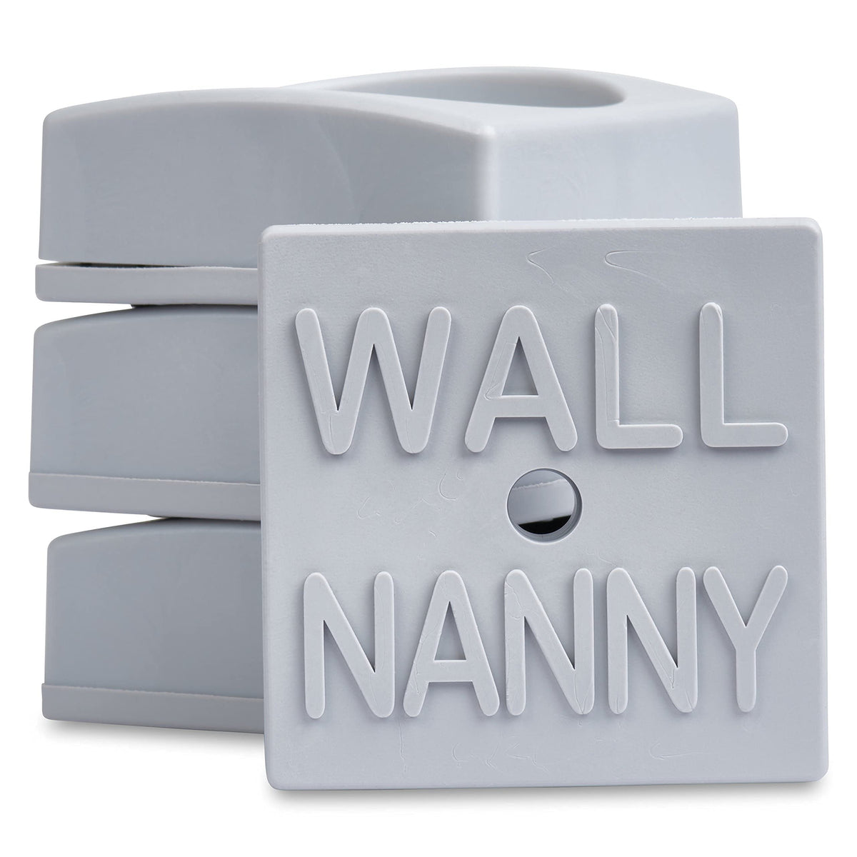 Wall Nanny Mini gray wall cup close-up showing wall protection from gates.