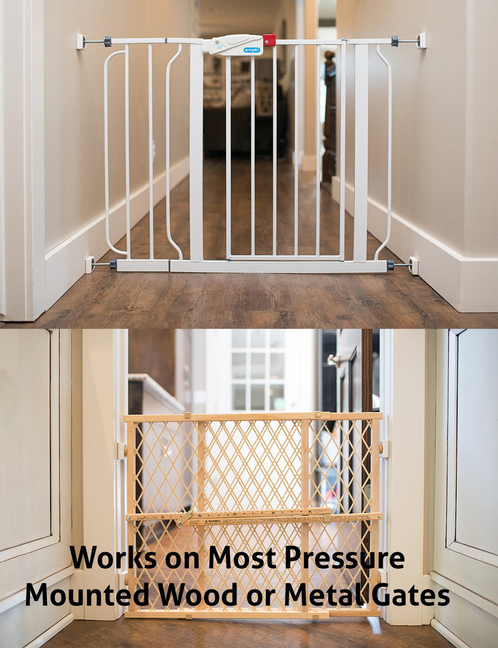 Wall Nanny Mini installation shows tool-free setup.