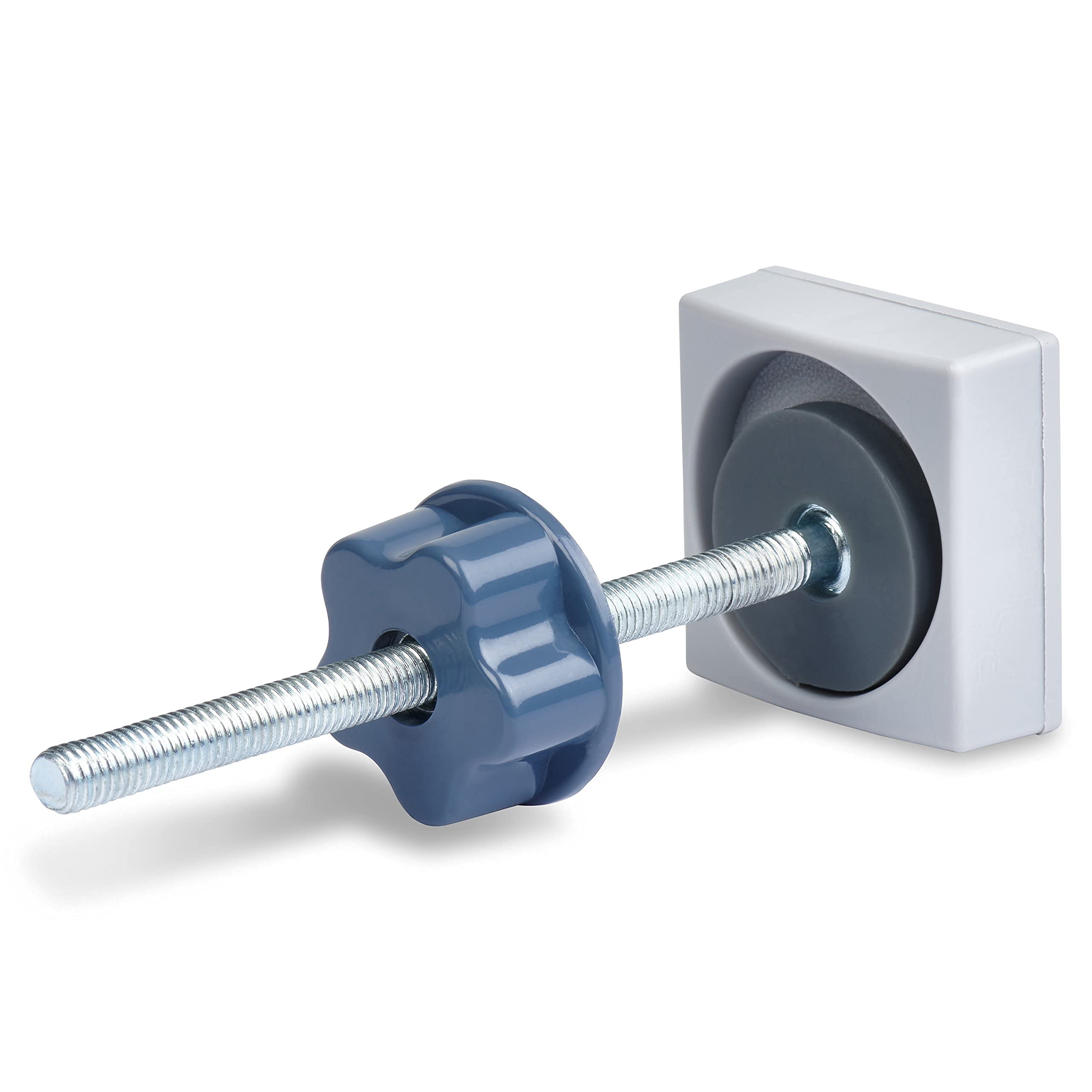 Wall Nanny Mini on stairs gate use showing stability and wall protection.