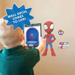 Wall Palz peel-stick decal allows quick placement on painted walls with clean removal
