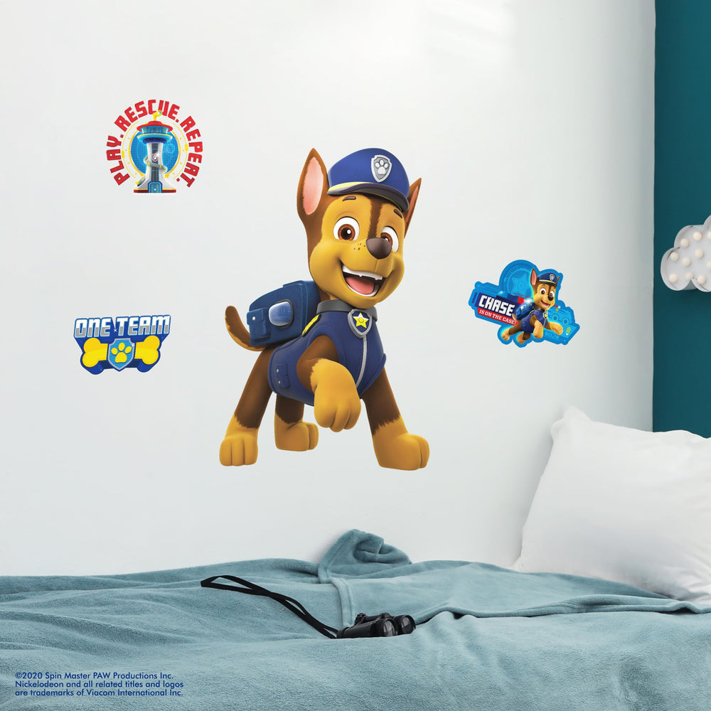 Wall Palz Chase large 24-inch decal delivers immersive wall decor for kids.
