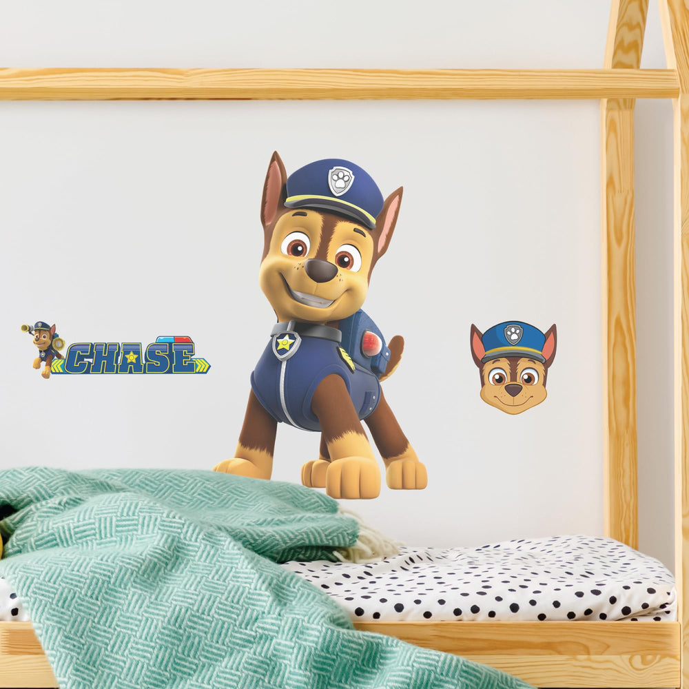 Wall Palz Chase decal on painted walls adheres smoothly and removes cleanly.