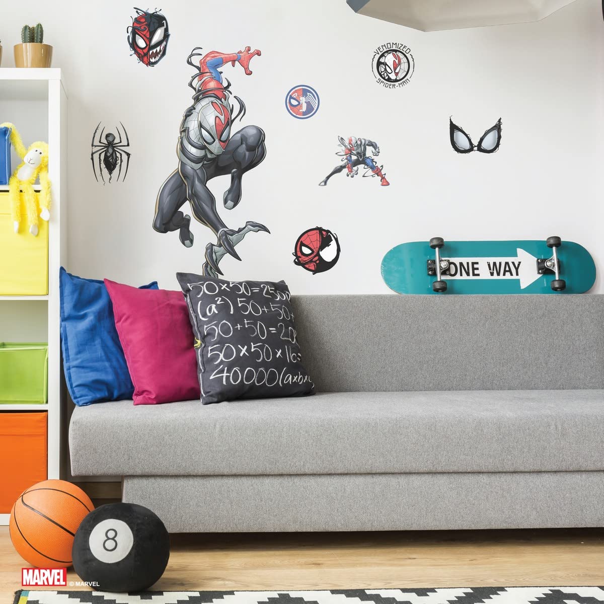 Wall Palz collection showcases versatile Spider-Man wall art plus AR play.