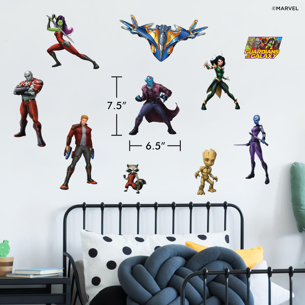 WALL PALZ Drax decal: action-packed accent that sticks cleanly and repositions.