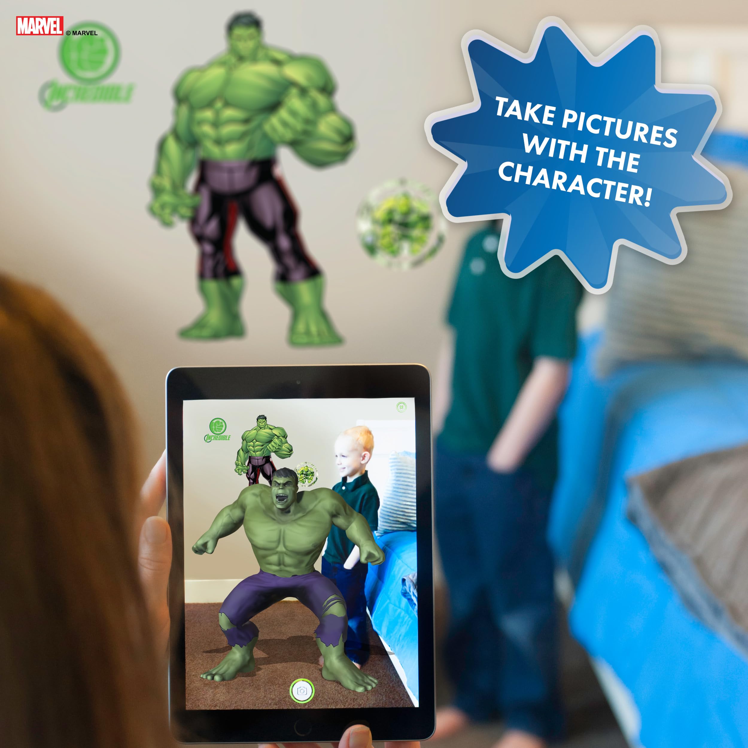 Wall Palz Hulk peel-and-stick application removes cleanly without damage.