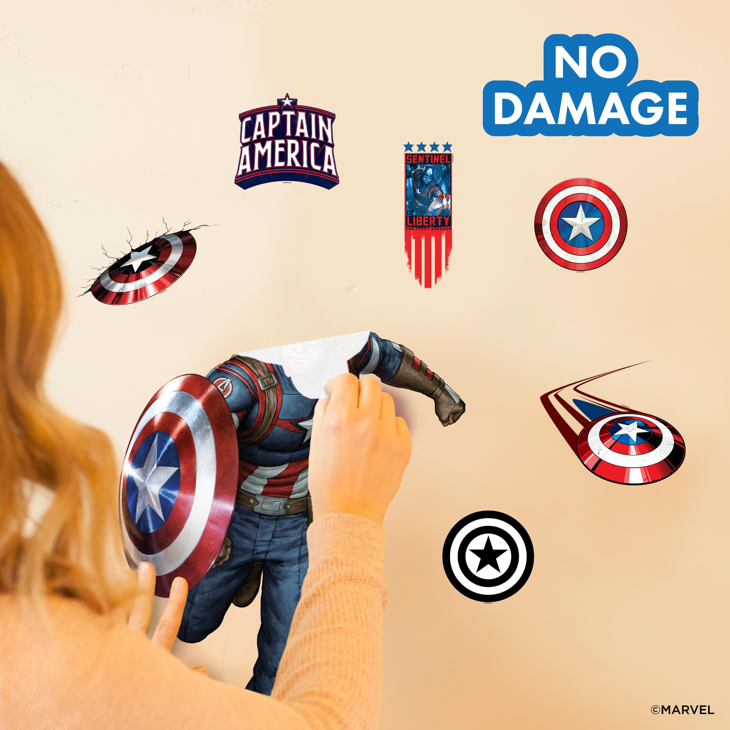 WALL PALZ Made in USA official Marvel license ensures authentic design