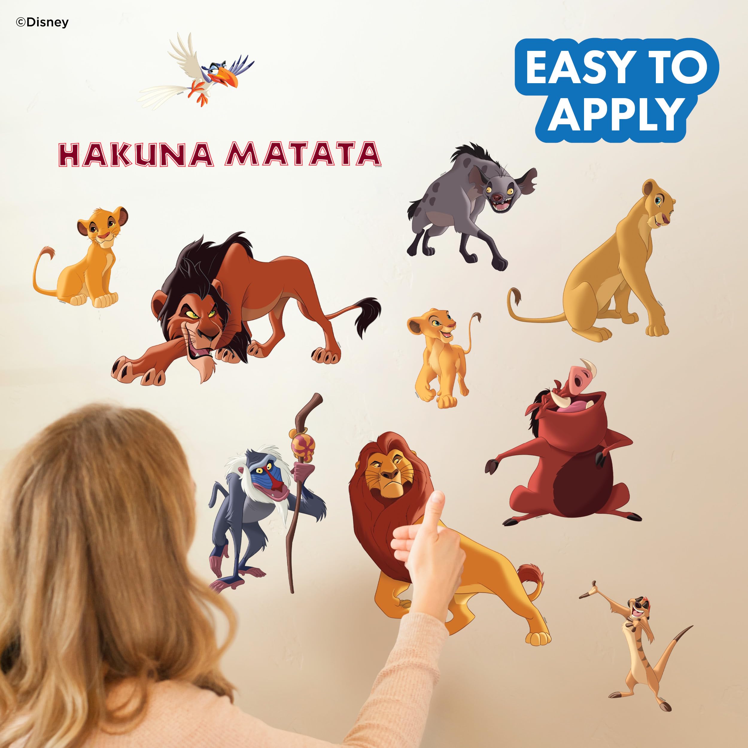 WALL PALZ mufasa-decal; regal presence adds warmth to kids' room