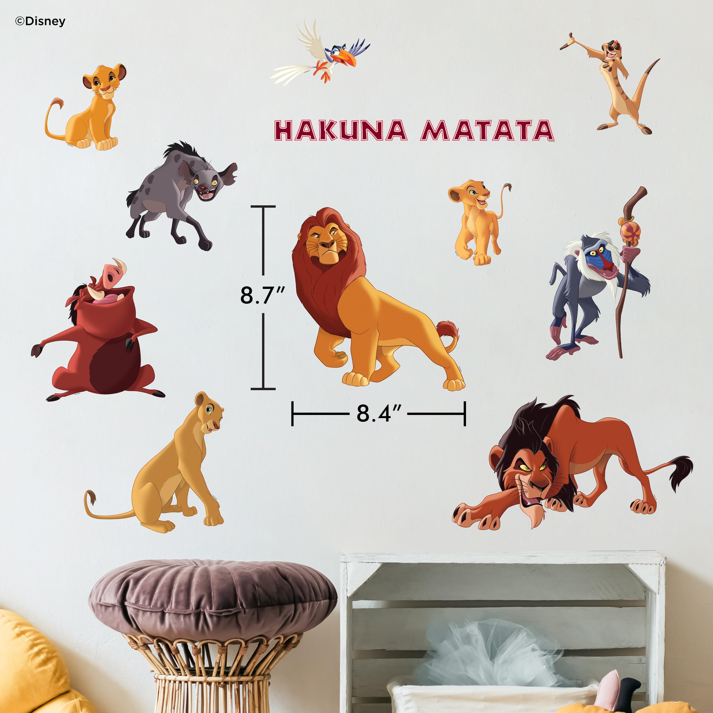 WALL PALZ nala-decal; beloved heroine decor for story-rich bedrooms