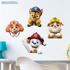WALL PALZ Paw Patrol Chase face decal adds playful hero charm to walls.