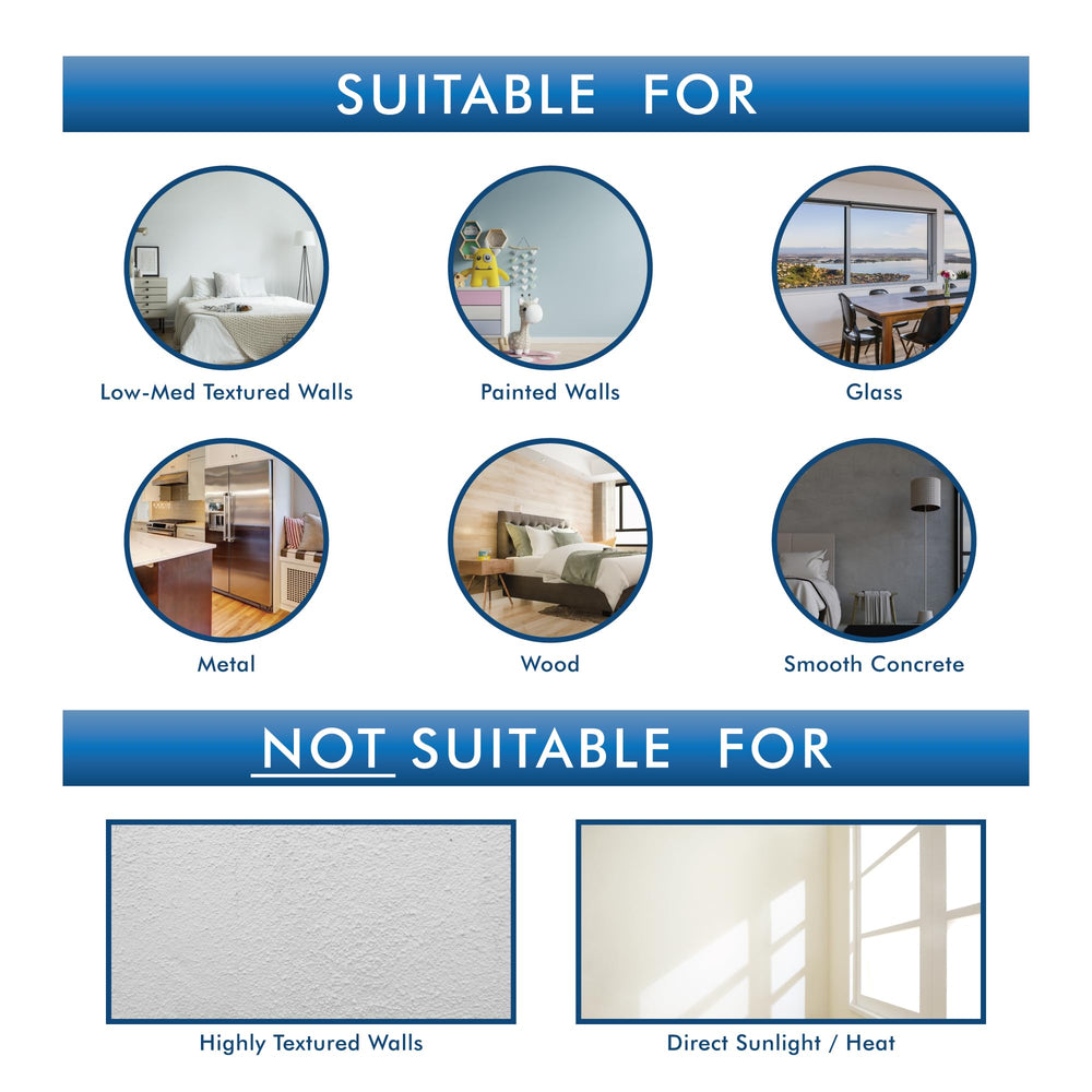 Wall Palz removable decal leaves no residue for easy wall care
