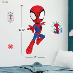 WALL PALZ Spidey logo sticker adds authentic Marvel branding