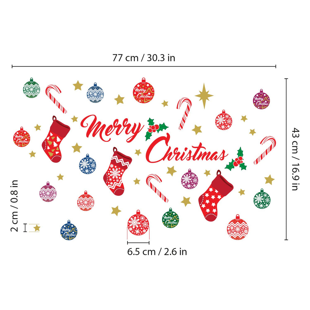 WALPLUS door and window decor sticker, perfect for seasonal entrances in kitchens and halls.