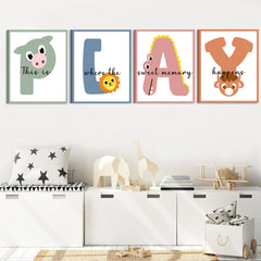 WALTSOM lets-play-sign 8x10 framed canvas, a cheerful focal point that sparks imagination.