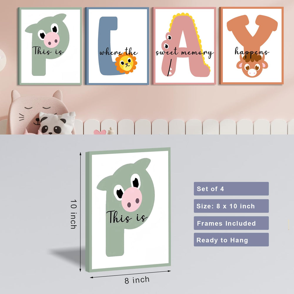 WALTSOM minimalist-kids-room-wall-decor, neutral tones fit any space without overpowering.
