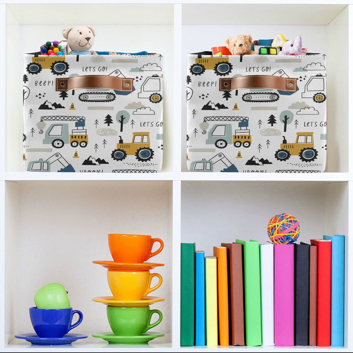 Wamika baby clothes and towels bin for nursery storage