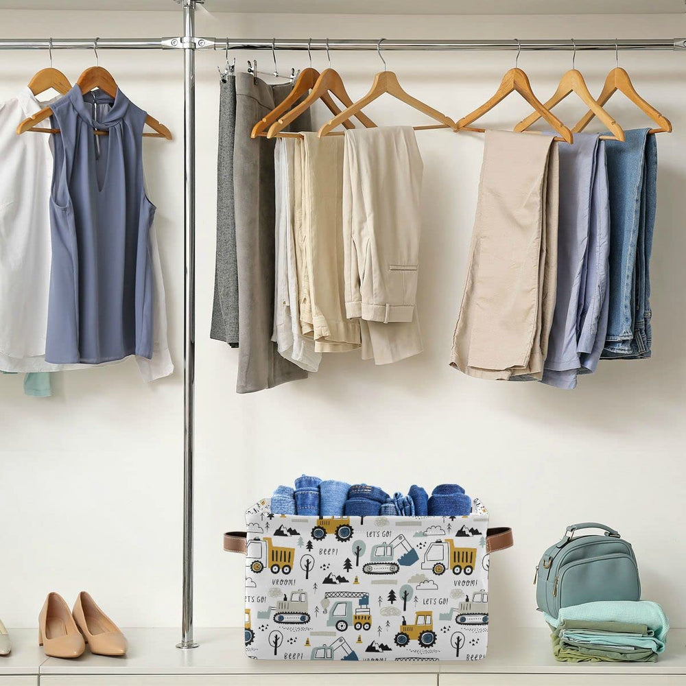 Wamika toy organizer bin on shelf offers quick access and visibility