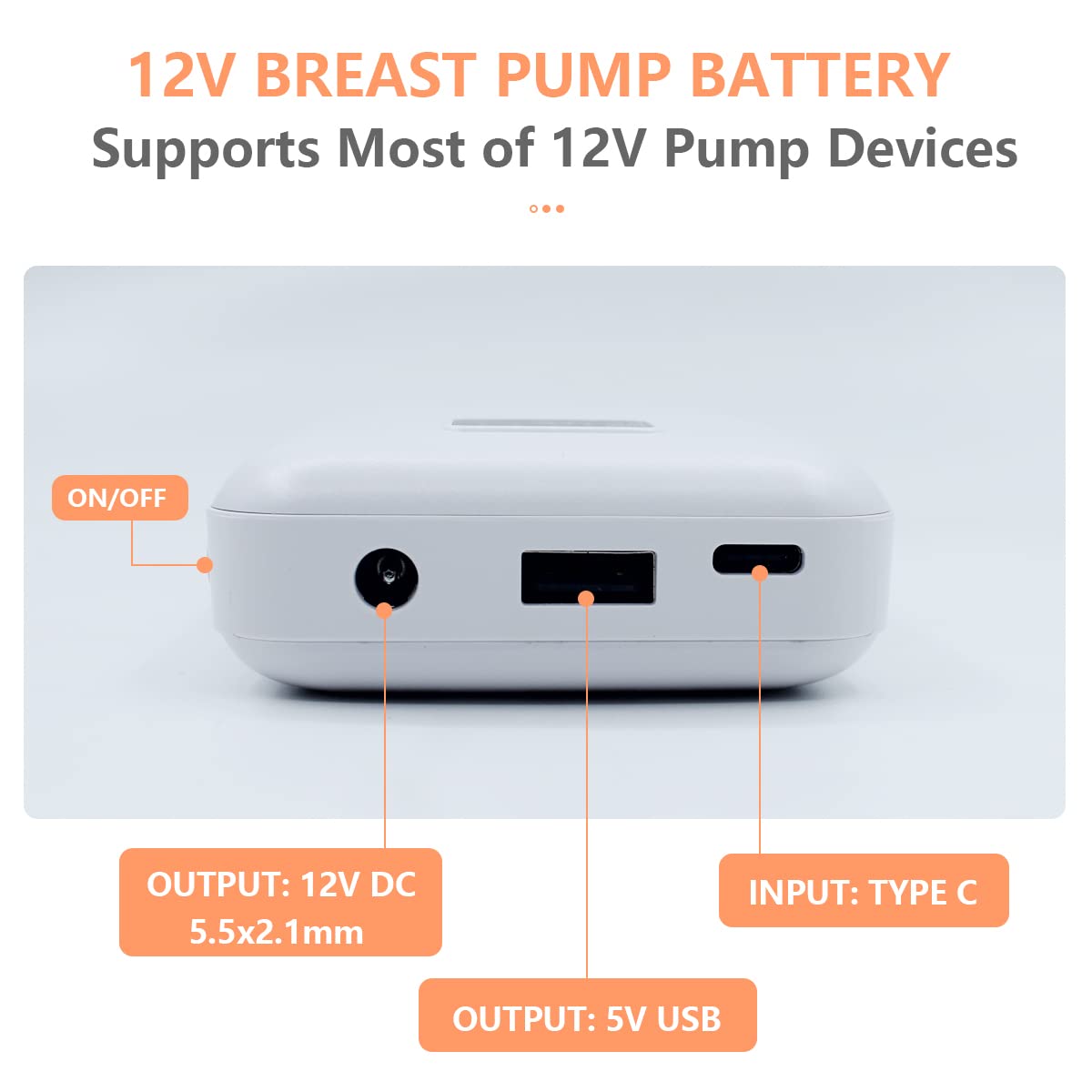 Wamlet battery charger with USB and DC outputs enables flexible charging anywhere.