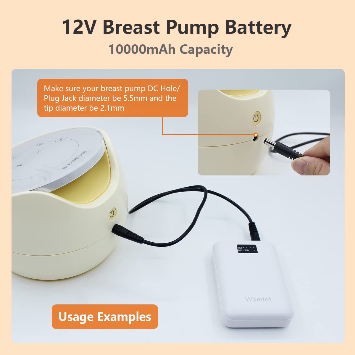 Wamlet-compatible with Medela and Spectra pumps for broad compatibility.