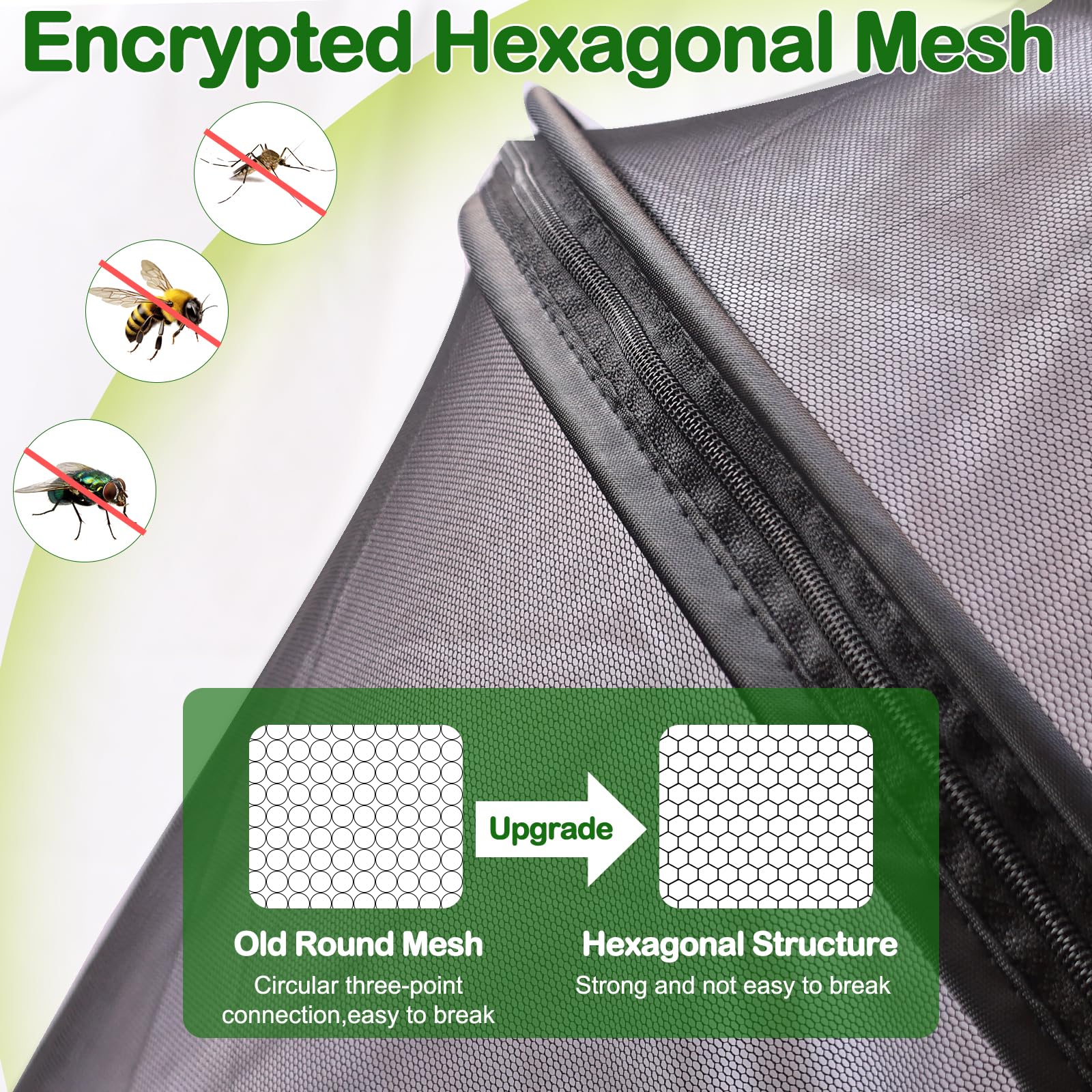 Wanateber 1mm honeycomb mesh stays durable for daily use