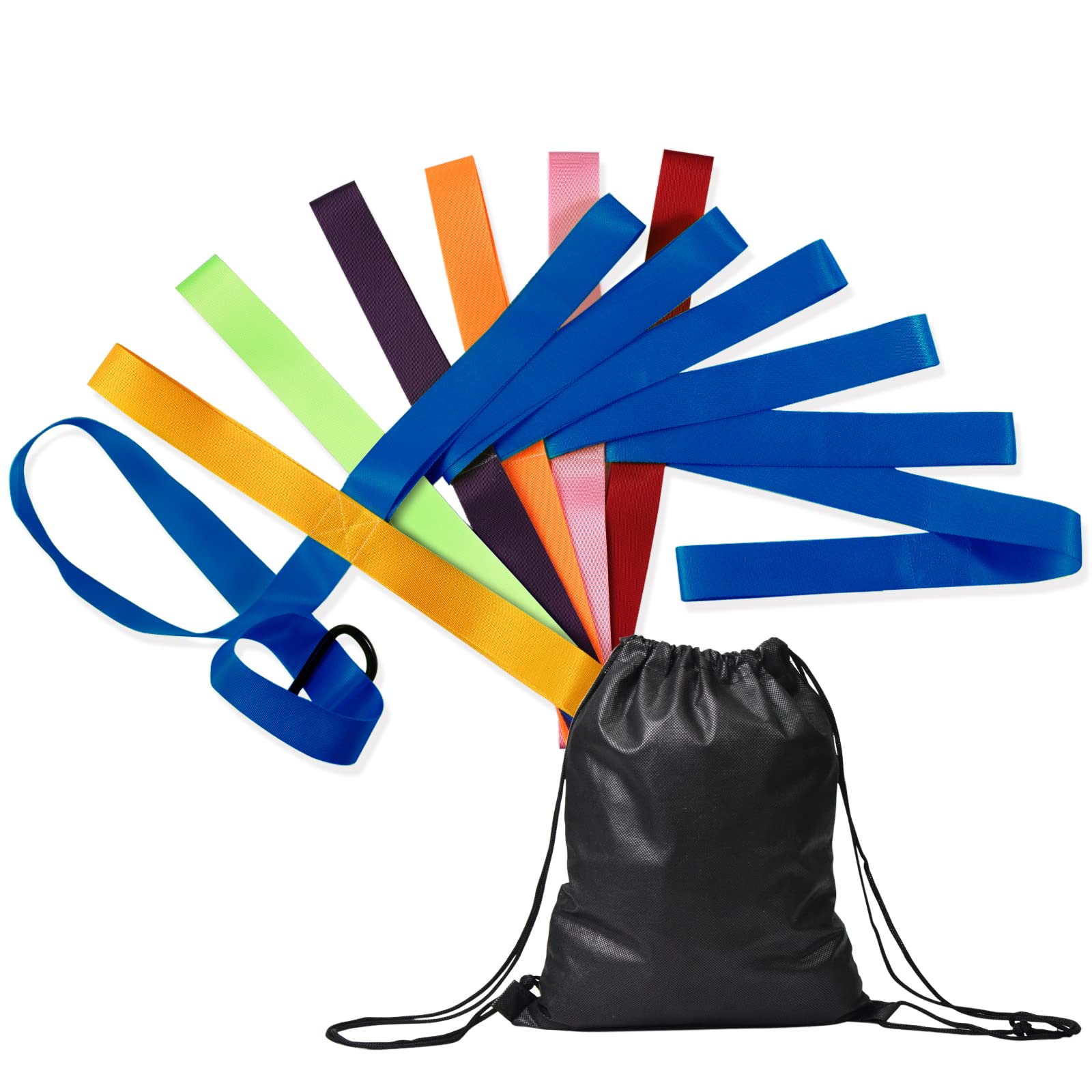 Wanateber children safety walking rope with color handles keeps preschoolers together and organized