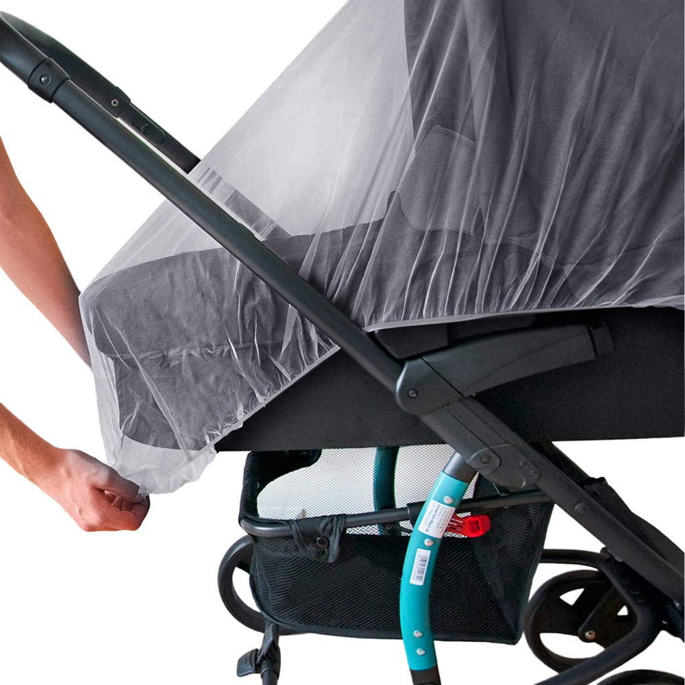 Wanateber breathable mesh stroller net grey offers ventilated bug protection daily.
