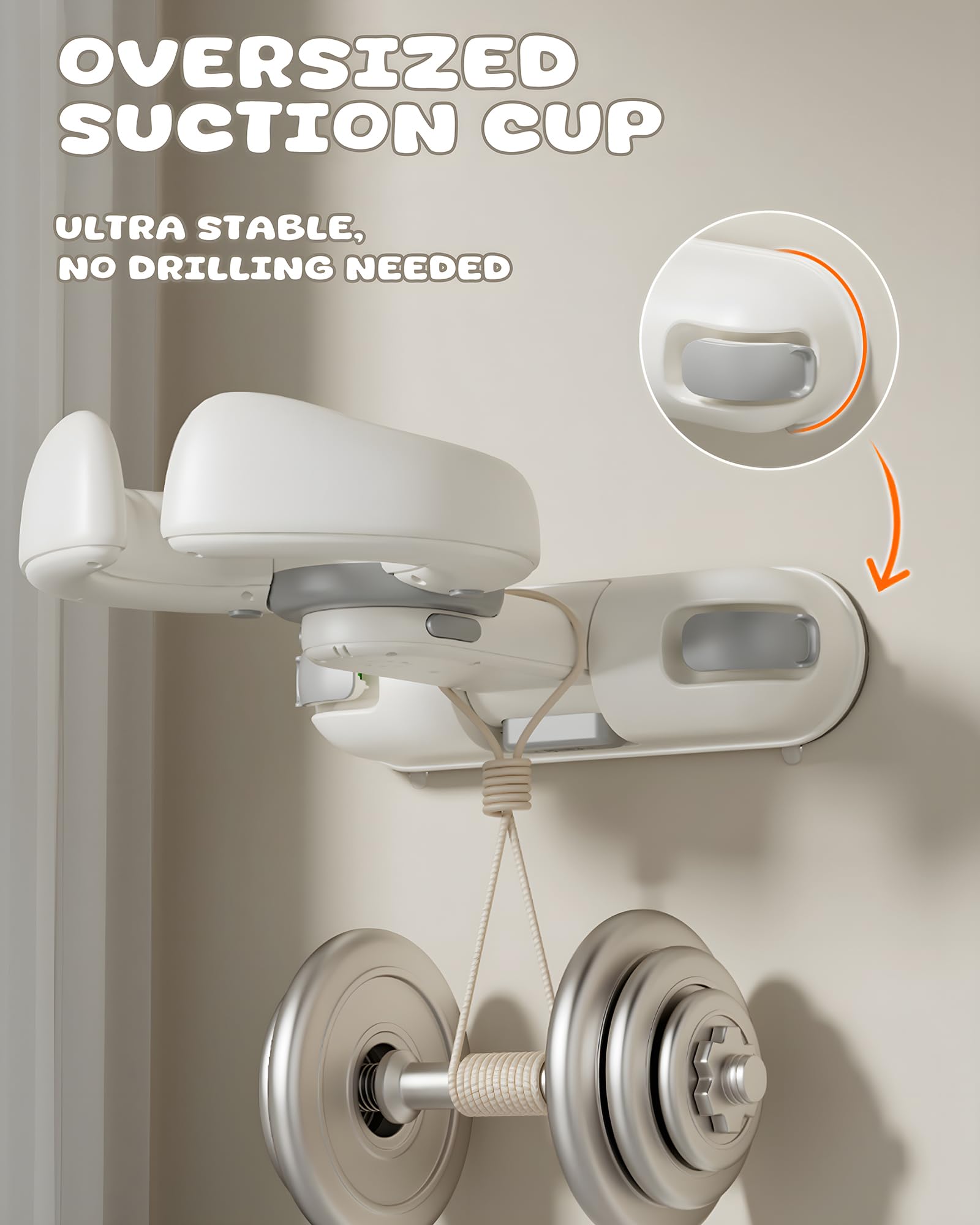 Wanchouse adjustable support arm extended for comfortable bath time