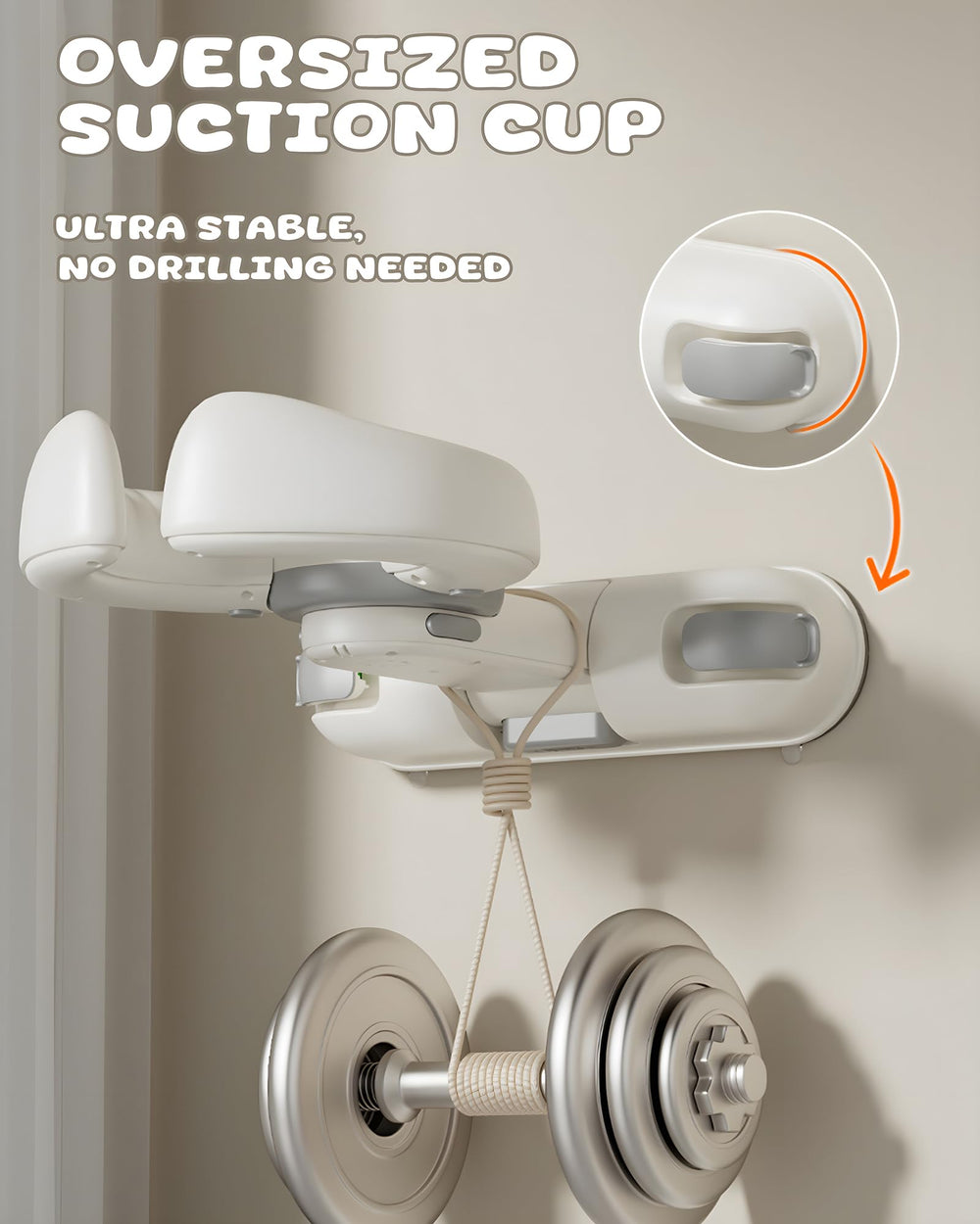 Wanchouse adjustable support arm extended for comfortable bath time