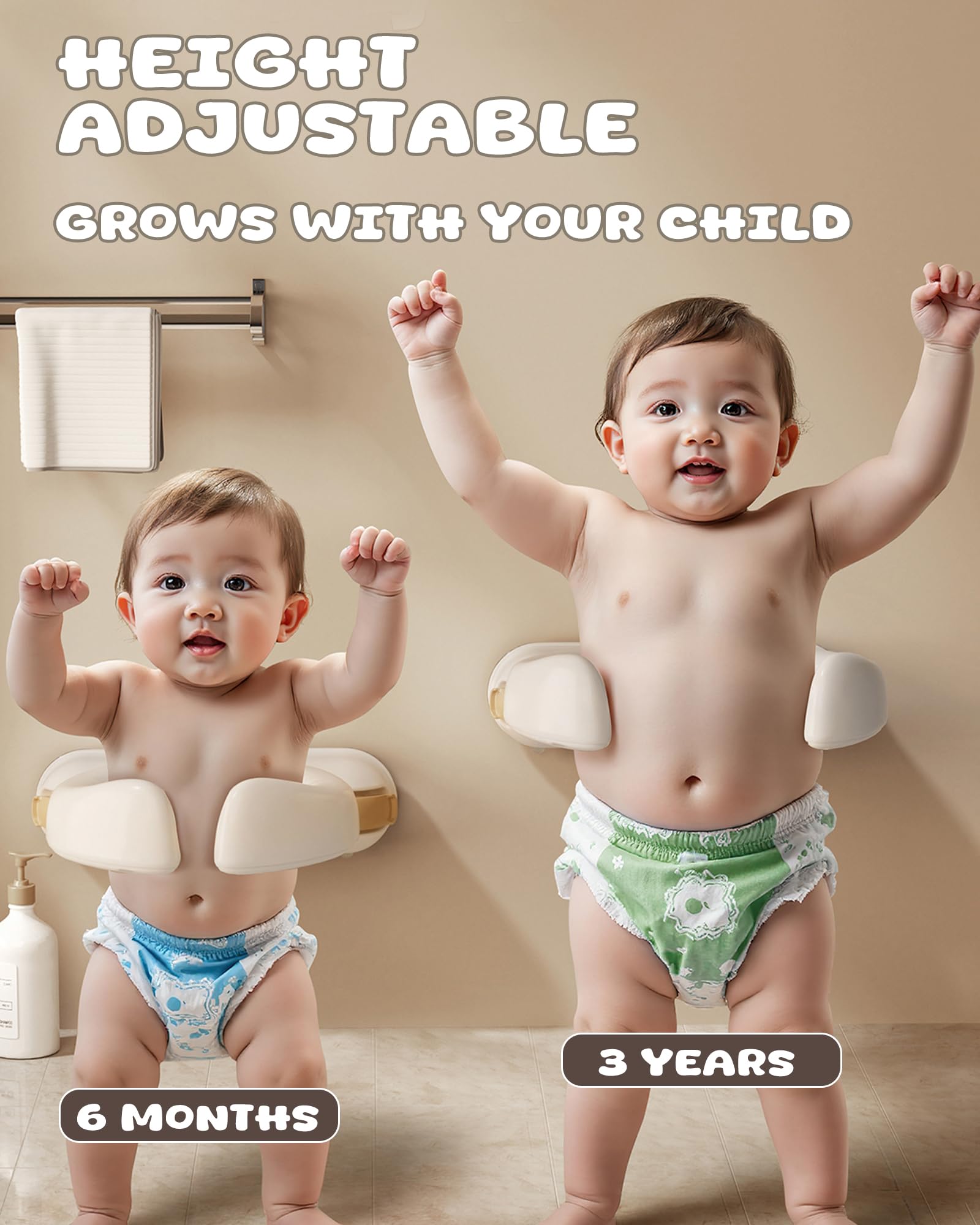 Wanchouse drain hole design promotes quick drying after baths