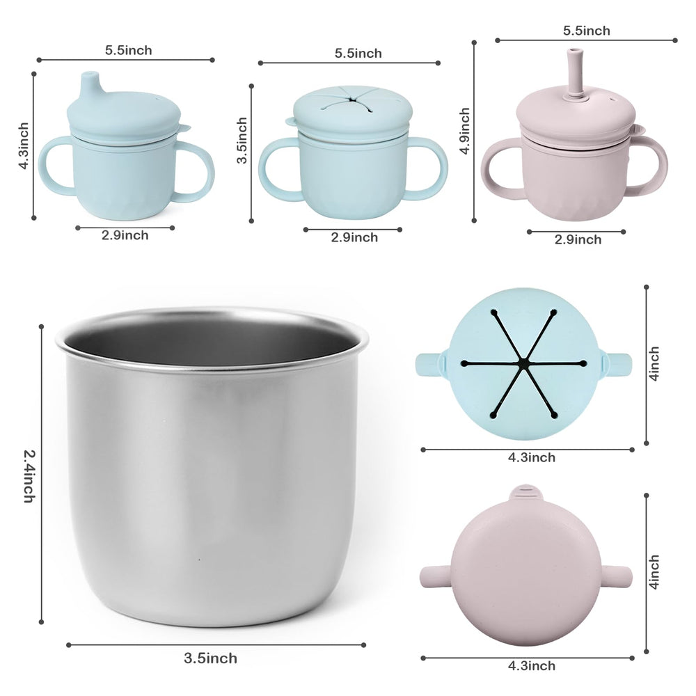 WANHMIF removable silicone sleeve protects the cup and reduces drop damage.