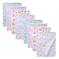 Waoot Kdet cotton flannel receiving blankets pack keeps newborns comfy for swaddling.