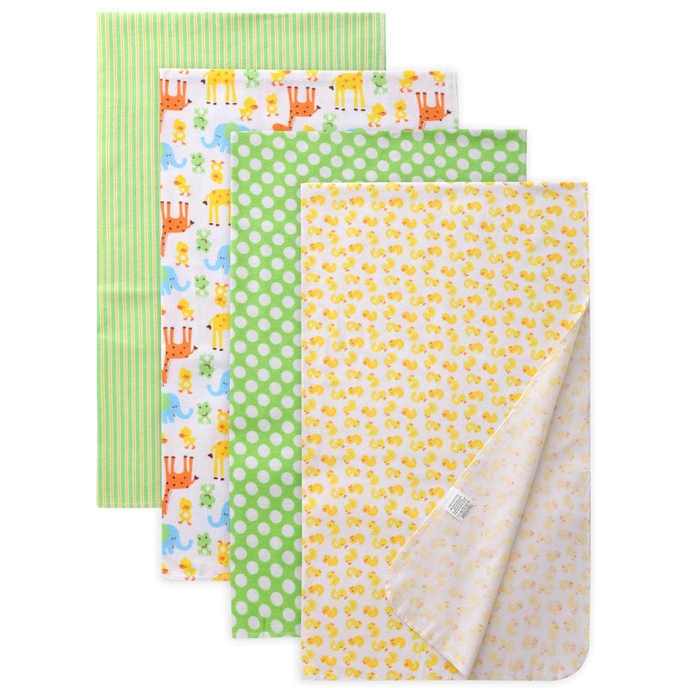 Waoot Kdet cotton flannel receiving blankets packaged set ready for gifting and travel comfort.