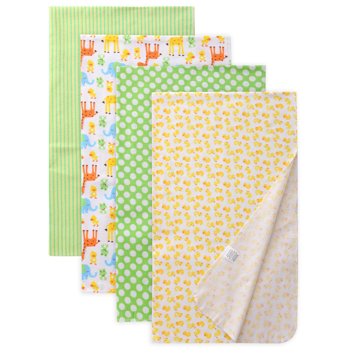 Waoot Kdet cotton flannel receiving blankets packaged set ready for gifting and travel comfort.