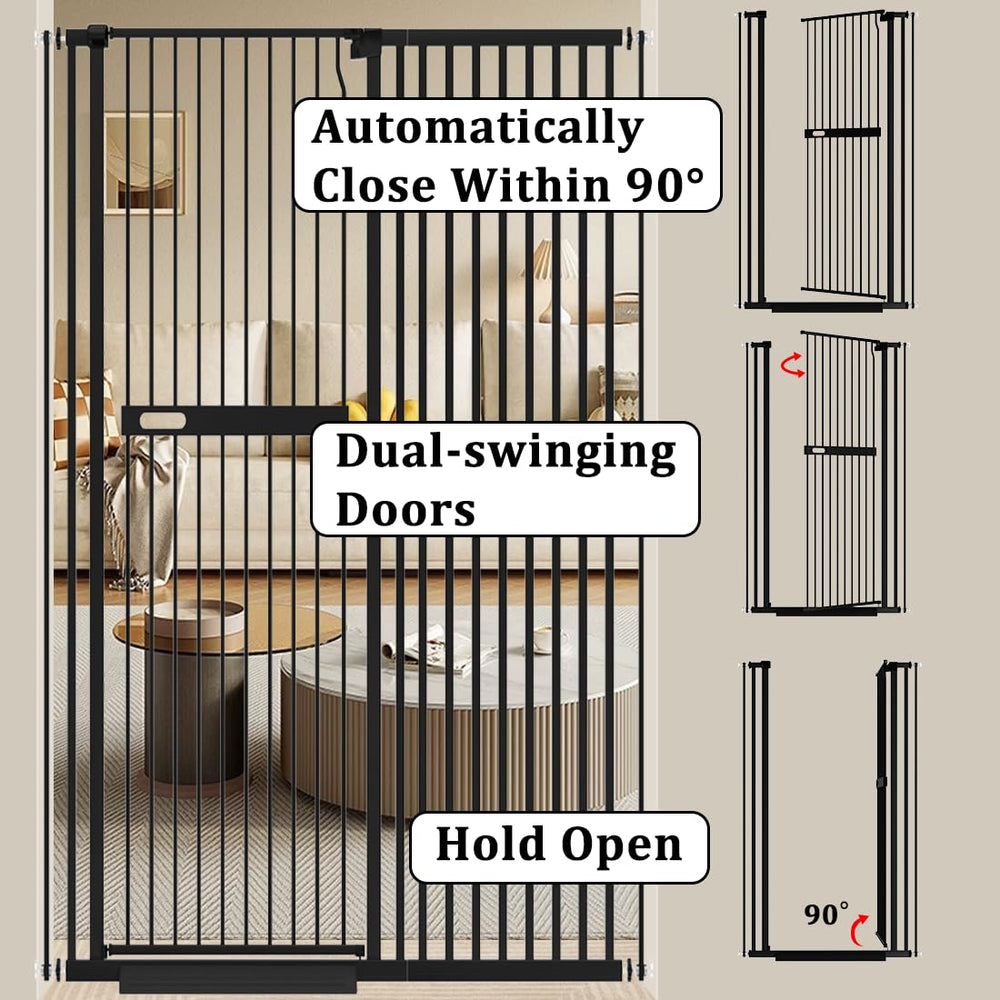 WAOWAO 71in mid-handle design enables one-handed operation.