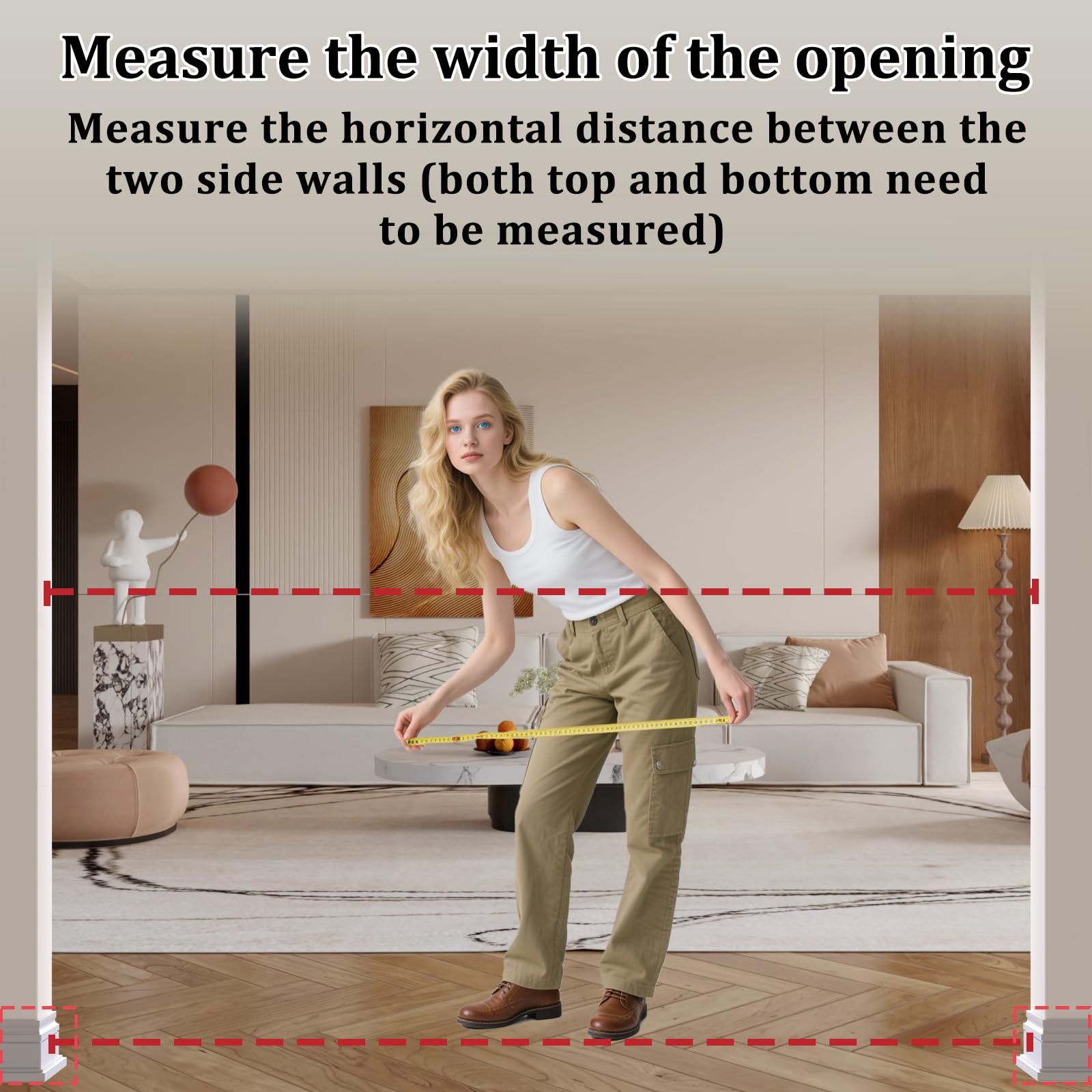 WAOWAO acrylic-gate-visibility blends with decor while remaining unobtrusive.