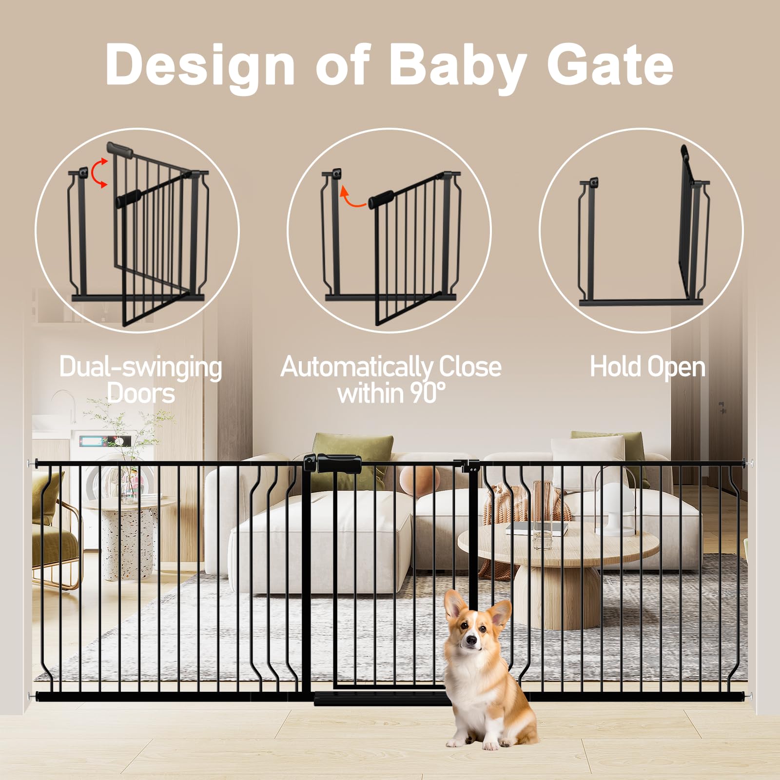 WAOWAO double-lock system emphasizes secure handling for adults and child safety.
