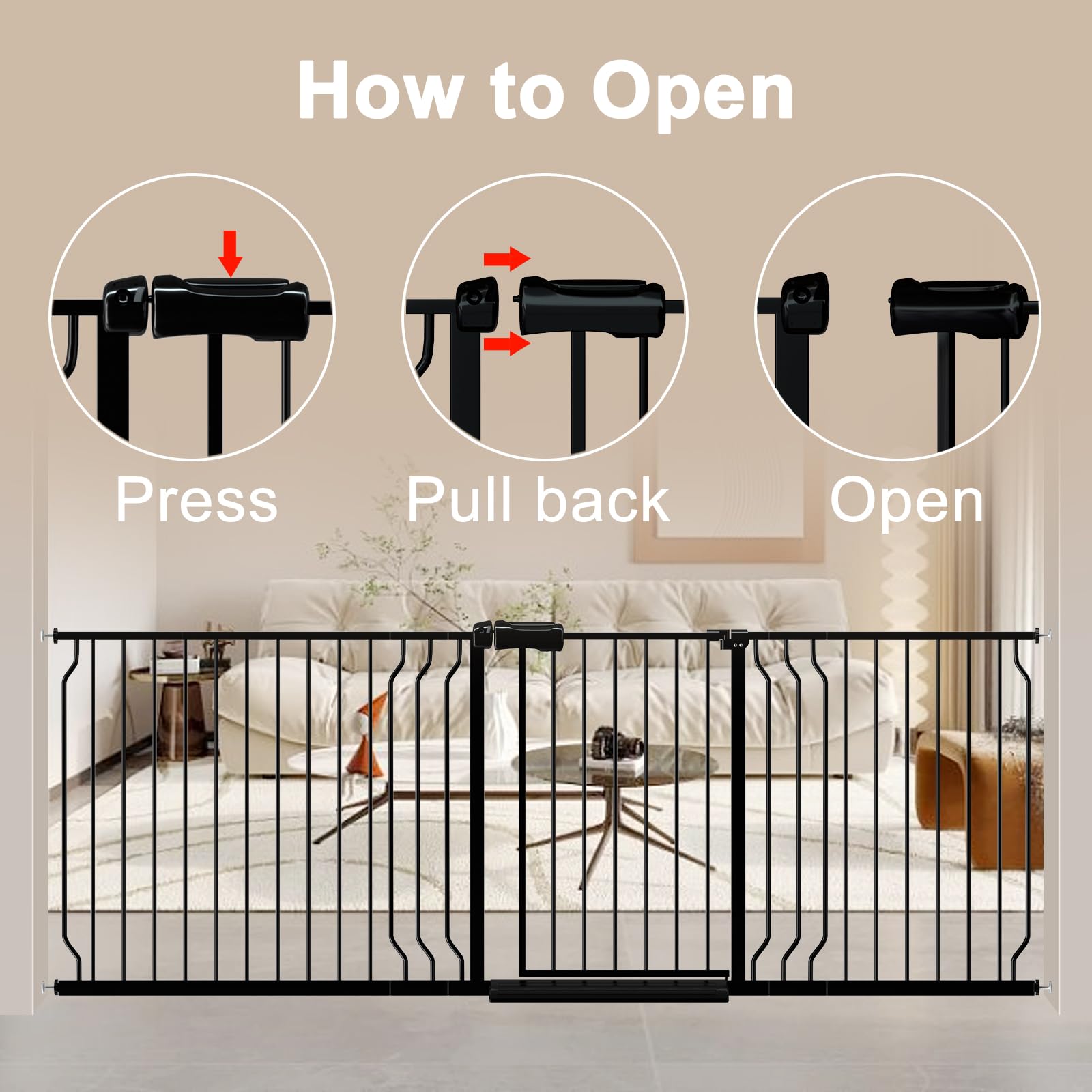 WAOWAO pressure-mounted design shows quick, tool-free installation without wall damage.