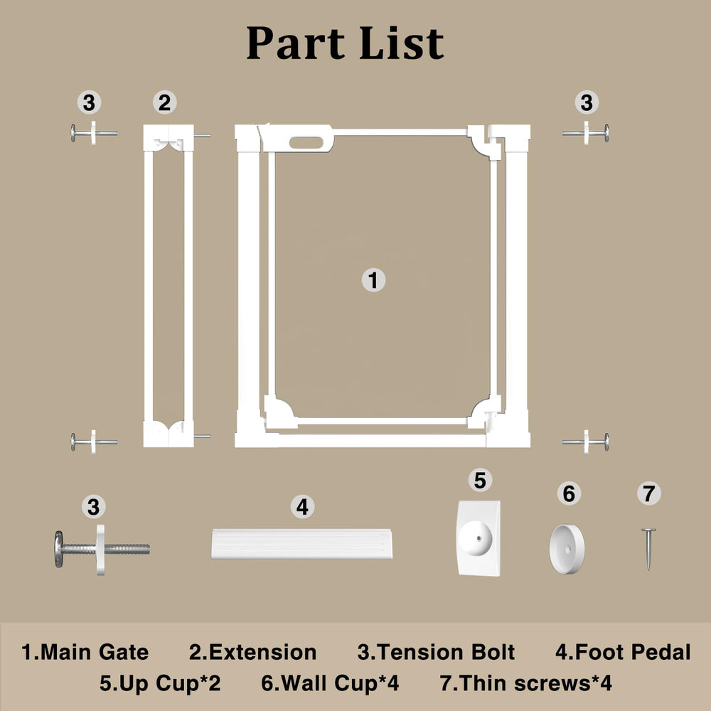WAOWAO door-way-hallway-gate fits entrances, helping separate baby and pet areas.