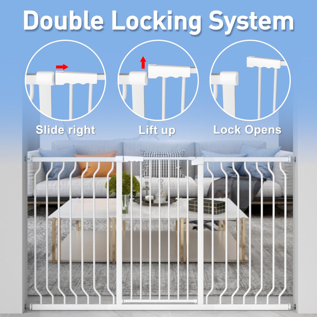 WAOWAO pressure-mounted design for secure, wall-friendly installation.