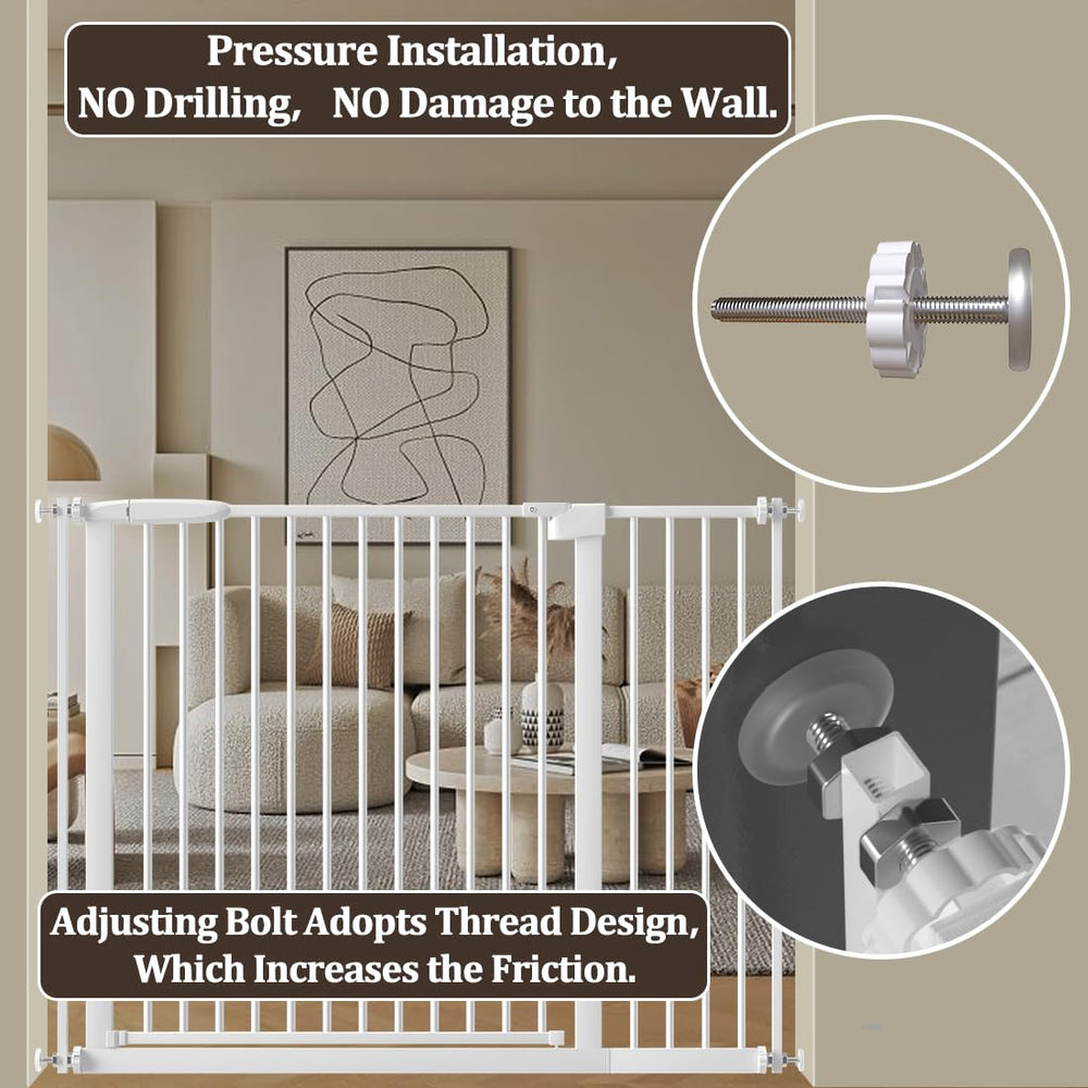 WAOWAO indoor doorway gate suited for kitchens and hallways