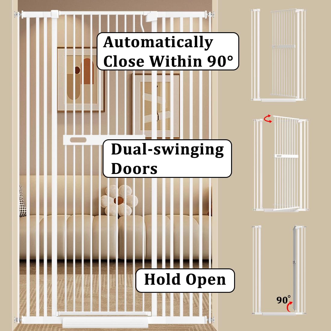 WAOWAO pressure bolts enable tool-free quick installation.