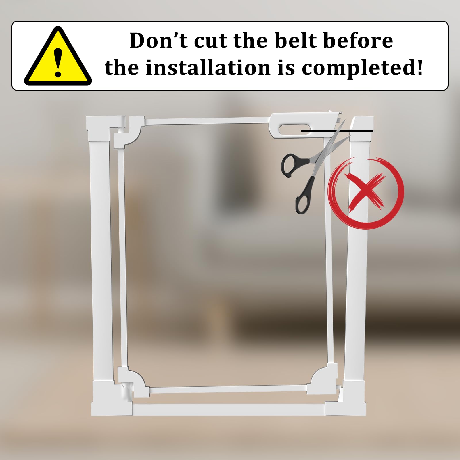 WAOWAO pressure-mount-install-kit enables quick setup with no wall damage.