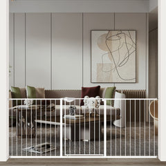 WAOWAO triple-lock gate assembly shows easy setup for busy homes.