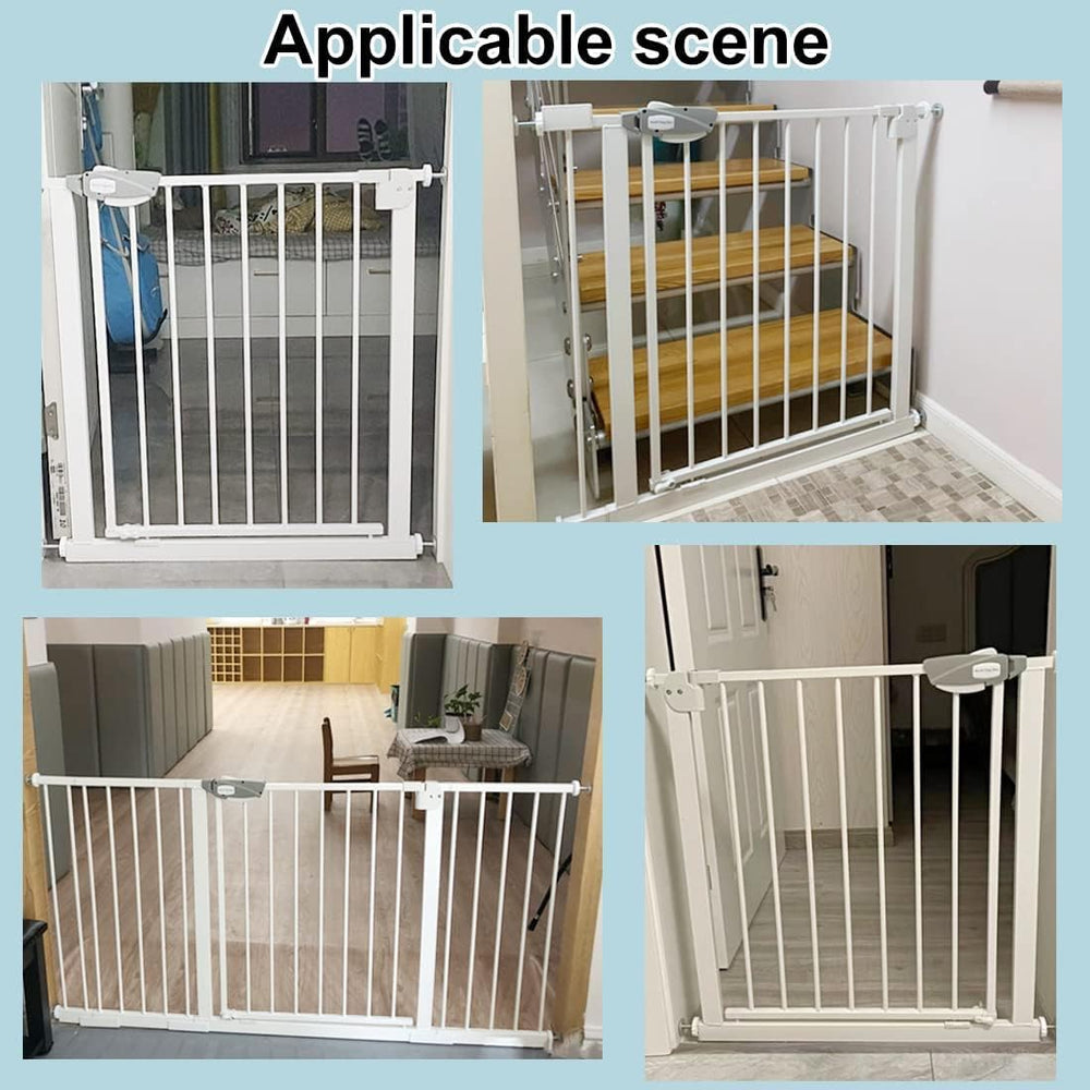 WAOWAO Triple Lock Gate auto-close action reduces scraping and accidental escapes.