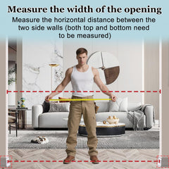 WAOWAO gate side-panel view highlights secure, hands-free swing-through for daily routines.