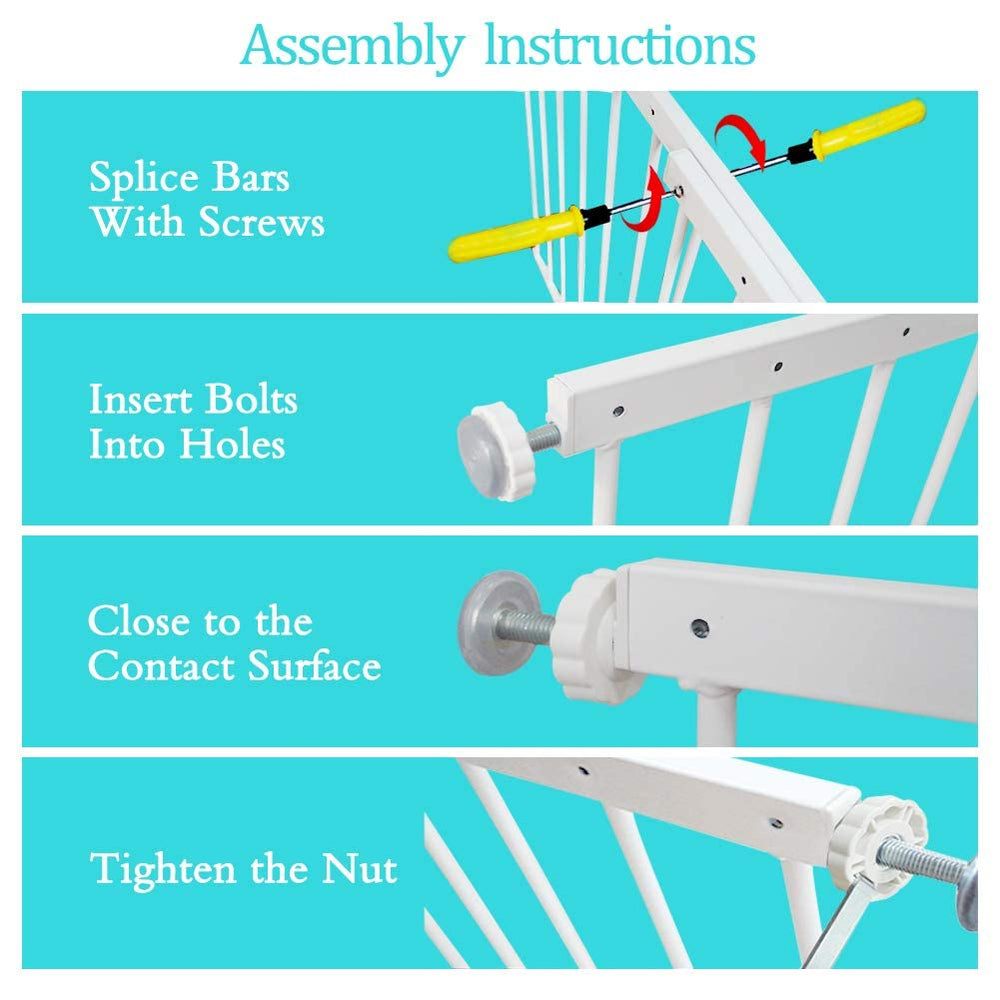 WAOWAO guard durability test image emphasizes 220-pound pressure resistance for tough homes