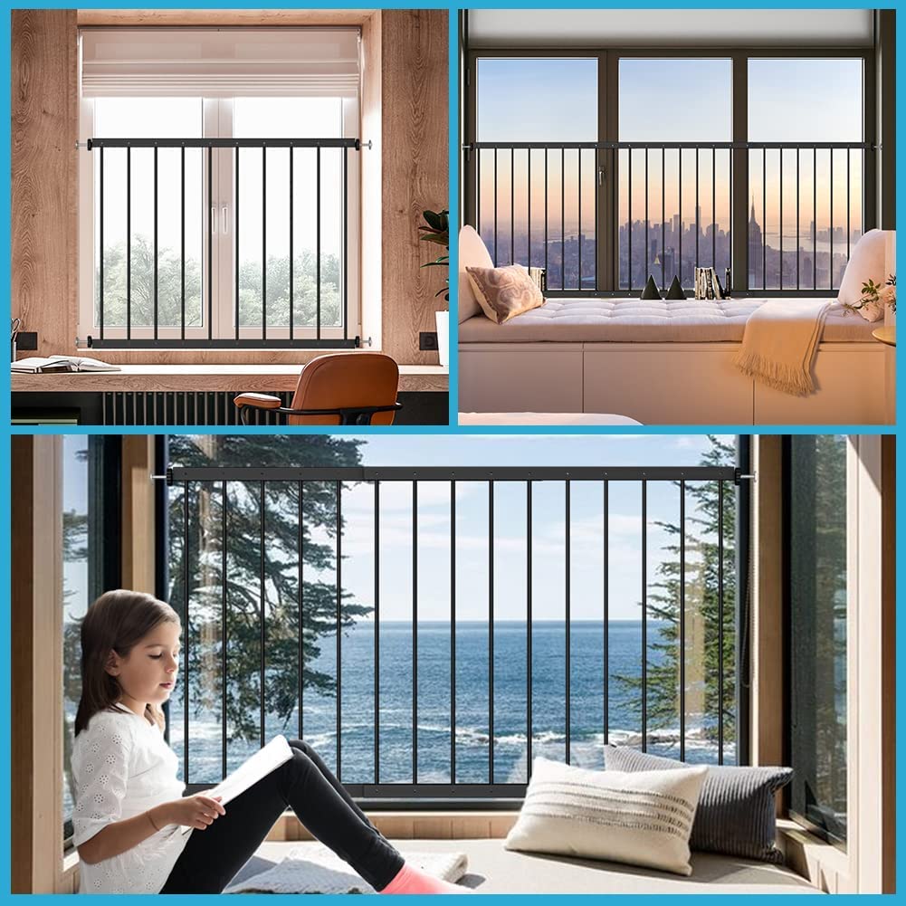 WAOWAO window guard easy removal for cleaning or temporary use
